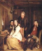 Sir David Wilkie, The Refusal from Burns's Song of 'Duncan Gray'